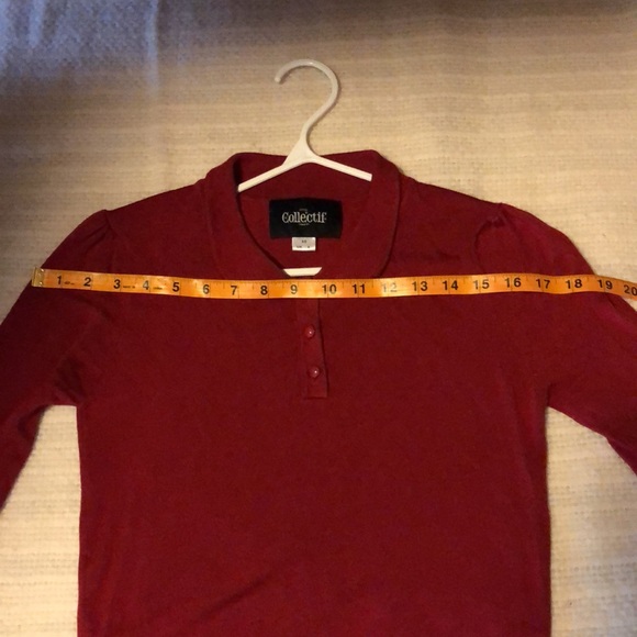 Collectif Mainline Jorgie Knitted Polo - Picture 11 of 11